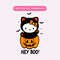 Hey Boo Halloween PNG, Spooky Kawaii Kitty PNG, Cute Halloween Sublimation Graphic, Digital Download.jpg