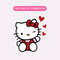 Kawaii Kitty With Hearts PNG, Valentine Kitty Sublimation Graphic, Cute Kitty PNG, Valentine's Day Kitty Digital Download,.jpg