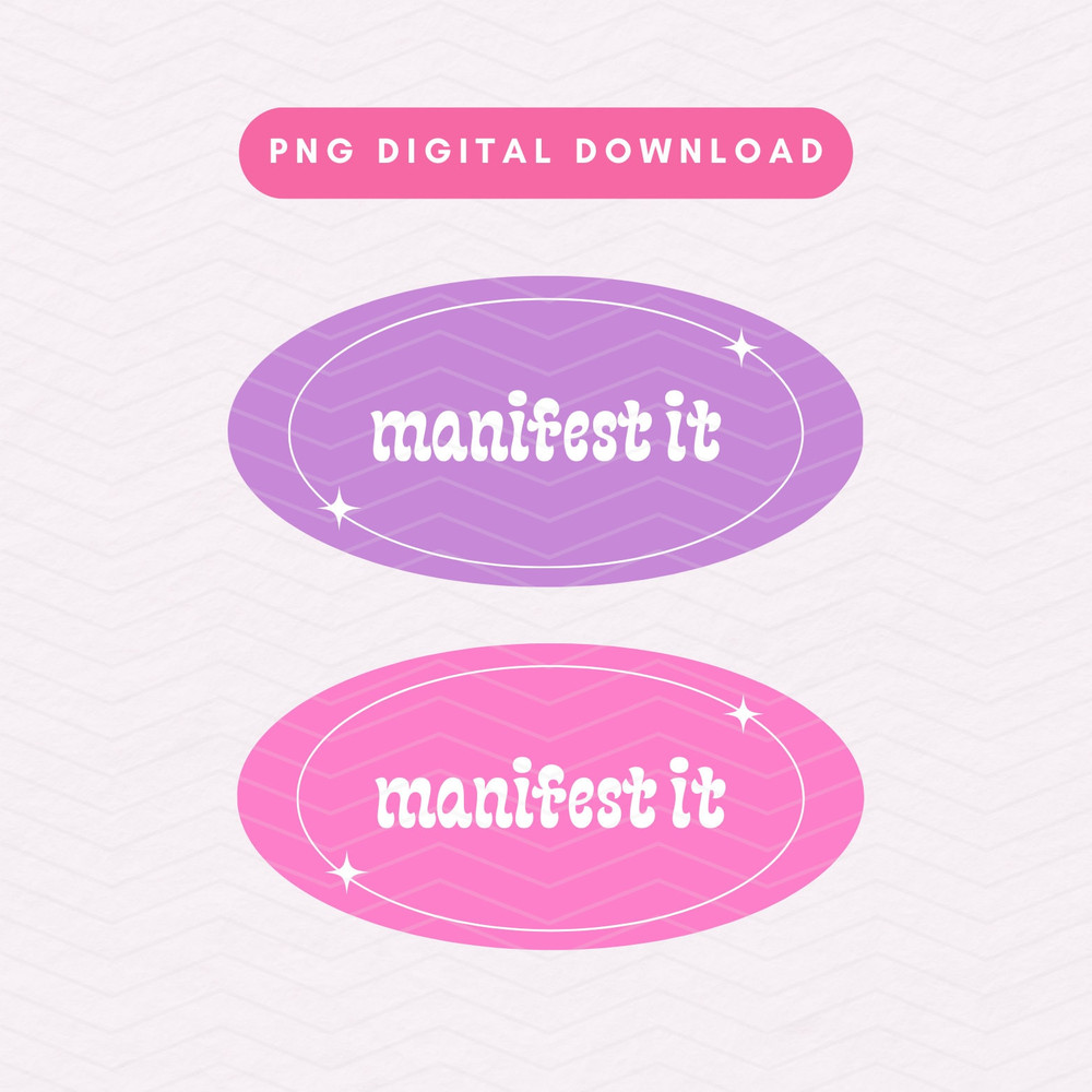 Manifest It PNG, Trendy Manifestation PNG, Y2K Sublimation Graphic.jpg