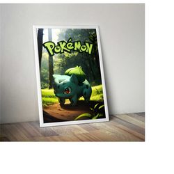 bulbasaur | bulbasaur poster | pokemon artwork |