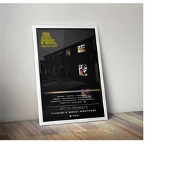 arctic monkeys poster print | favourite worst nightmare