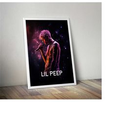 lil peep poster print | artist illustration poster