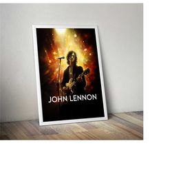 john lennon poster print | artist illustration poster