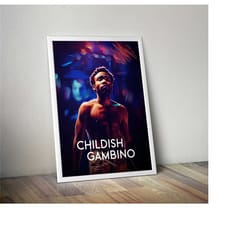 childish gambino poster print | artist illustration poster