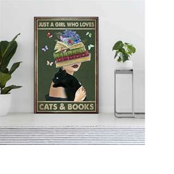 just a girl who loves cats and books