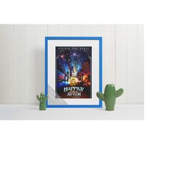happily ever after print - disney firework show,