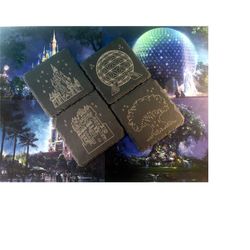 disney world slate coasters - set of 4