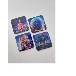 disney world coasters - 50th anniversary pack of