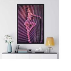 lisa crazy horse poster,bp poster,lalisa manoban poster,kpop gift,aesthetic