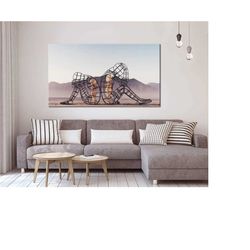 Inner Child Sculpture Canvas Print - Two People