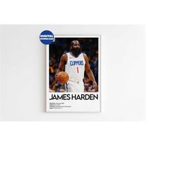 james harden poster - james harden sports office