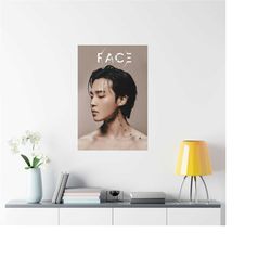bts jimin face album poster, jimin new album,