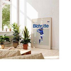 bo bichette inspired poster, toronto blue jays art
