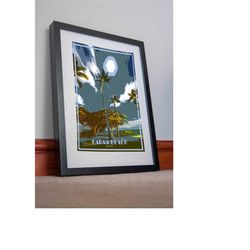 kapaa beach print hawaii poster canvas poster artwork