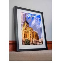 madrid print poster wall art spain canvas artwork