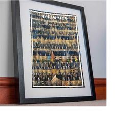 copenhagen print poster canvas denmark vintage travel poster