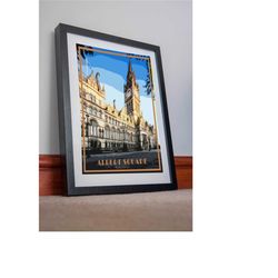 manchester print poster canvas albert square poster wall