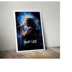 amy lee poster print | artist illustration poster