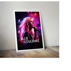 ellie goulding poster print | artist illustration poster