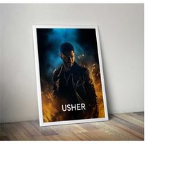 usher poster print | artist illustration poster |