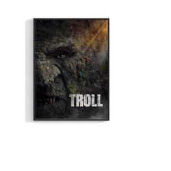 troll movie poster 2022 art film print a4