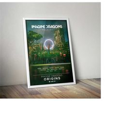 imagine dragons poster print | origins poster |