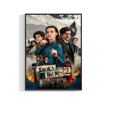 enola holmes 2 movie poster 2022 art print