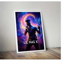 lil nas x poster print | artist illustration