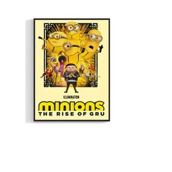 minions the rise of gru movie poster 2022