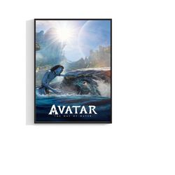 avatar the way of water movie poster 2022