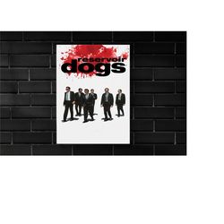 reservoir dogs (1992) movie poster movie print, hip