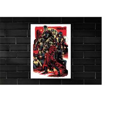 trigun (1995) movie poster movie print, hip hop