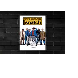 snatch (2000) movie poster movie print, hip hop