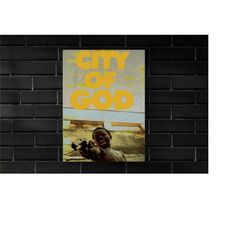 city of god (2002) movie poster movie print,