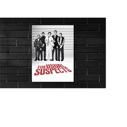 usual suspects (1995) movie poster movie print, hip