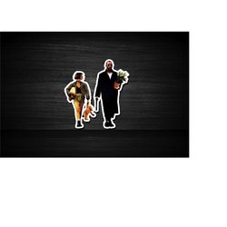 leon the professional (1994) 3x3" movie sticker, movie