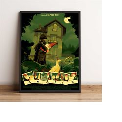 amelie poster, audrey tautou wall art, movie print,