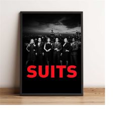 suits poster, gabriel macht wall art, patrick j.