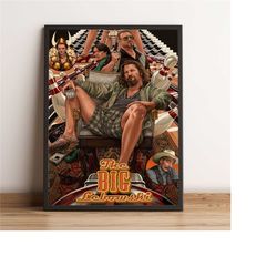 the big lebowski poster, jeff bridges wall art,