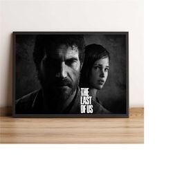 the last of us poster, ellie wall art,