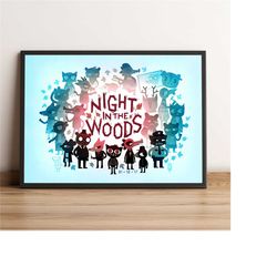 night in the woods poster, mae borowski wall
