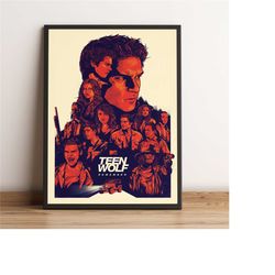 teen wolf poster, dylan o'brien wall art, tyler