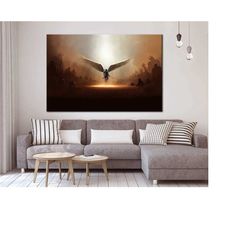archangel canvas print - archangel michael wall art