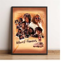 almost famous poster, kate hudson wall art, cameron