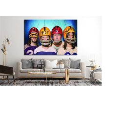 red hot chili peppers canvas print - red