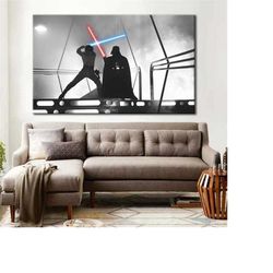 star wars darth vader canvas print - star