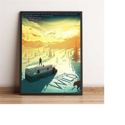 into the wild poster, emile hirsch wall art,