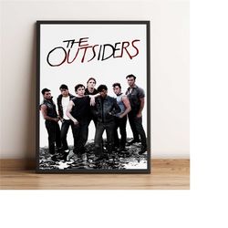 the outsiders poster, matt dillon wall art, thomas
