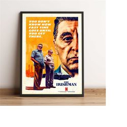 the irishman poster, robert de niro wall art,