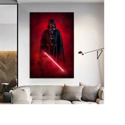 darth vader canvas print - star wars darth